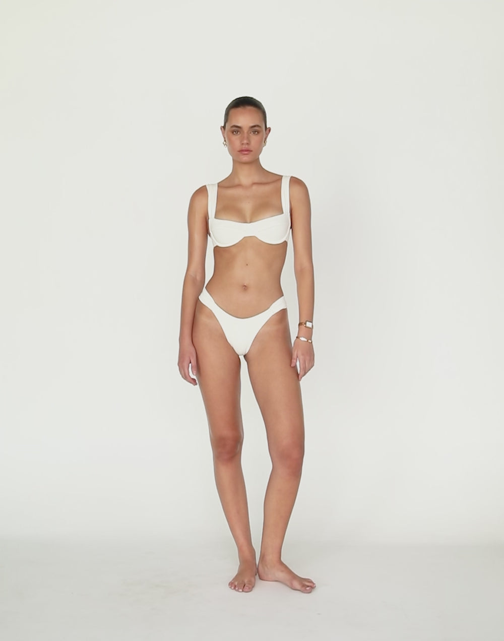 Layla Balconette Bikini Top (Pearl)