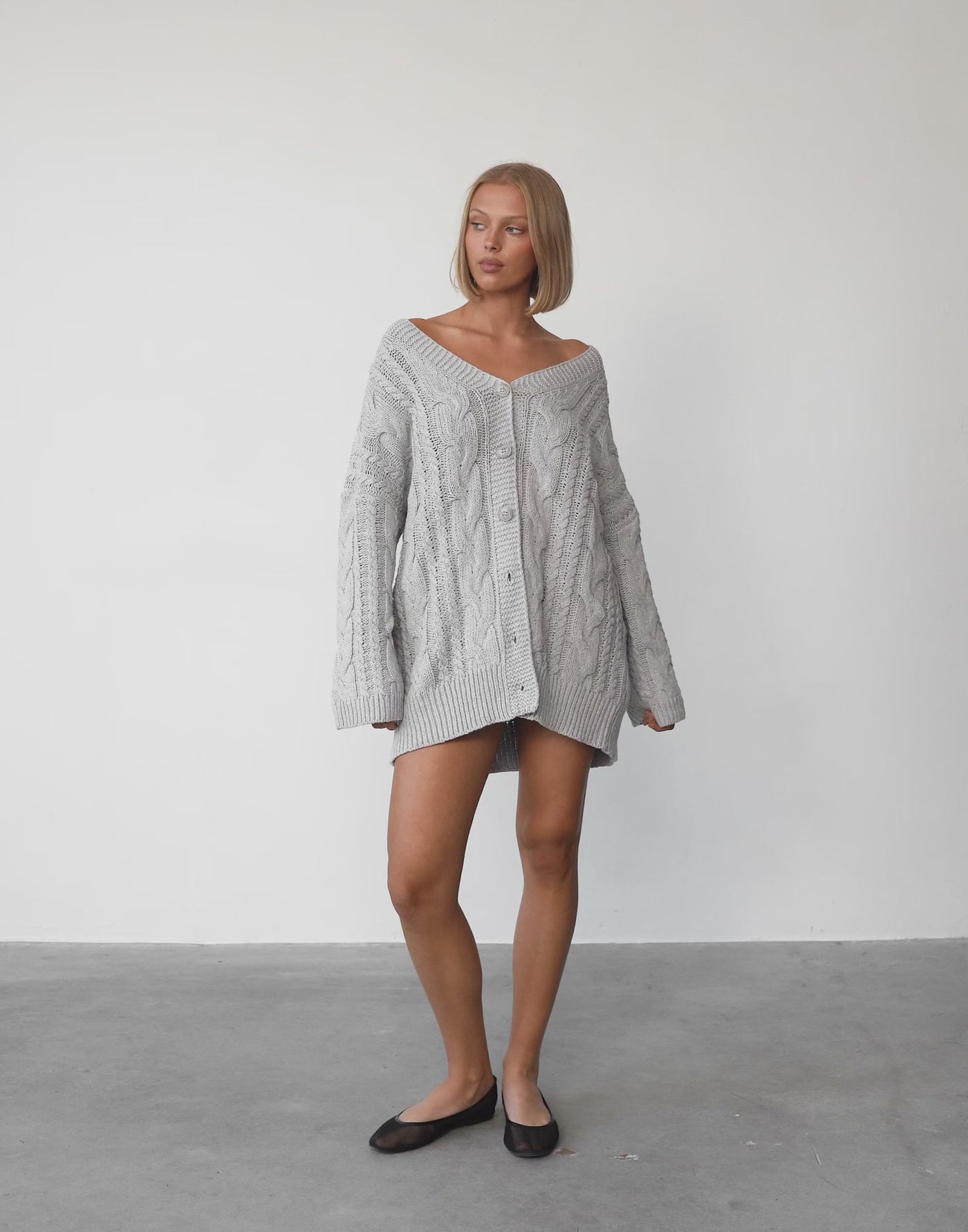 Ashleigh Cardigan (Grey)