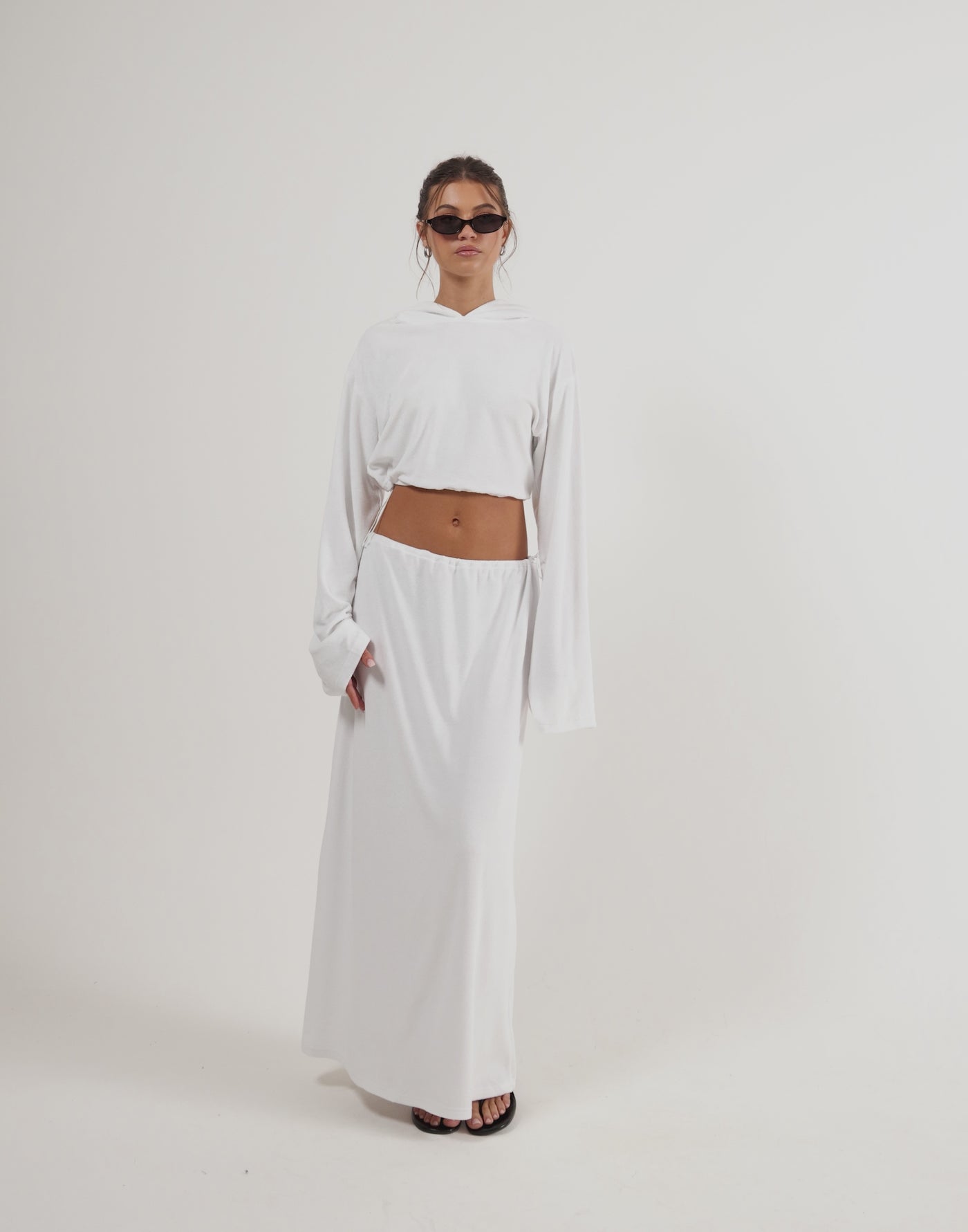 Odette Maxi Skirt (Off White)